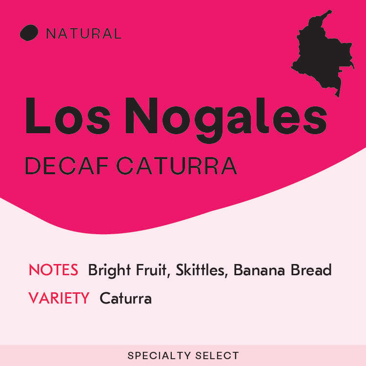 Colombia, Los Nogales Decaf, Natural Caturra