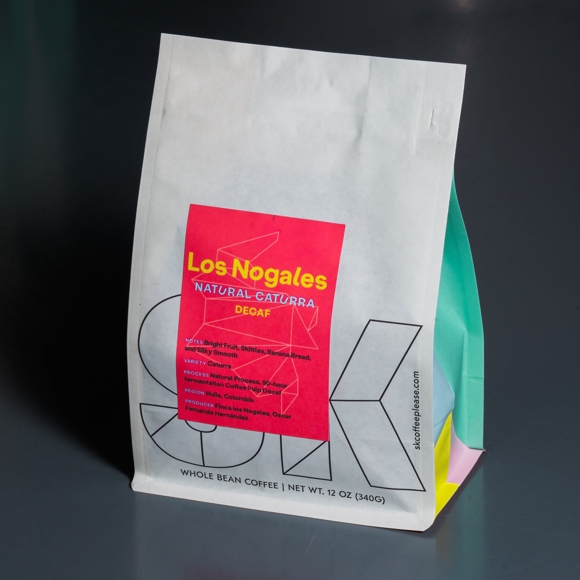 Colombia, Los Nogales Decaf, Natural Caturra