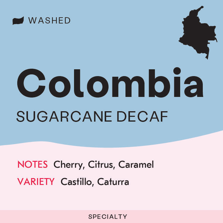 Colombia, Sugarcane Decaf