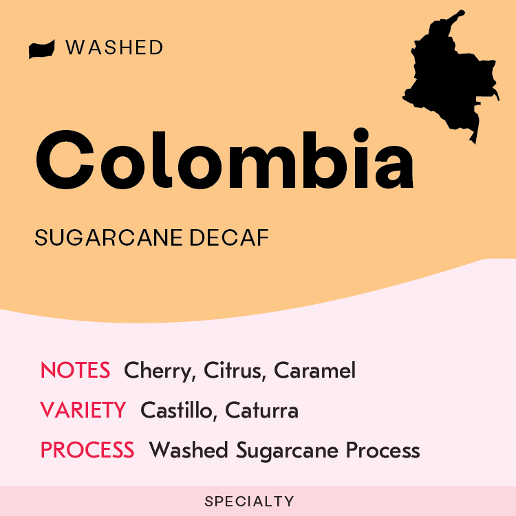 Colombia, Sugarcane Decaf